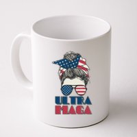 Ultra Maga Hair Bun Woman Coffee Mug