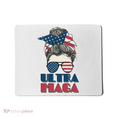 Ultra Maga Hair Bun Woman Mousepad