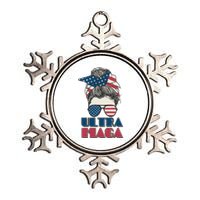 Ultra Maga Hair Bun Woman Metallic Star Ornament