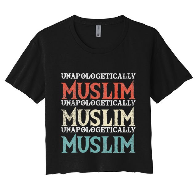 Unapologetically Muslim Islam Islamic Religion Proud Gift Crop Top