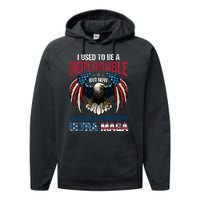 Ultra Maga I Used To Be A Deplorable But Now I Have Been Promoted To Ultra Maga Performance Fleece Hoodie