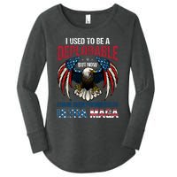 Ultra Maga I Used To Be A Deplorable But Now I Have Been Promoted To Ultra Maga Women's Perfect Tri Tunic Long Sleeve Shirt