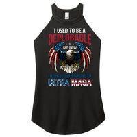 Ultra Maga I Used To Be A Deplorable But Now I Have Been Promoted To Ultra Maga Women's Perfect Tri Rocker Tank