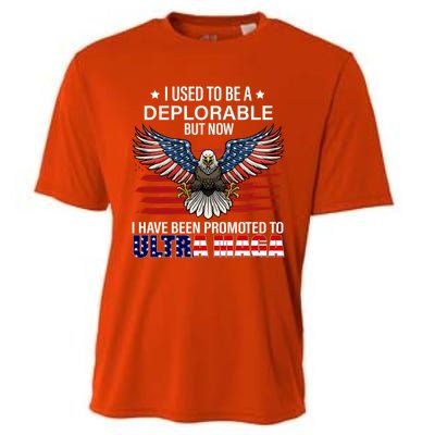 Ultra Maga I Used To Be A Deplorable But Now I Have Been Promoted To Ultra Maga Cooling Performance Crew T-Shirt