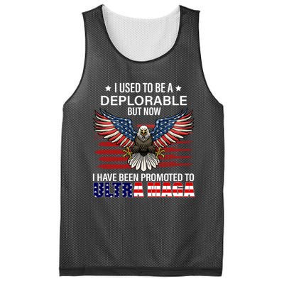 Ultra Maga I Used To Be A Deplorable But Now I Have Been Promoted To Ultra Maga Mesh Reversible Basketball Jersey Tank