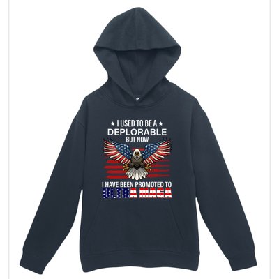 Ultra Maga I Used To Be A Deplorable But Now I Have Been Promoted To Ultra Maga Urban Pullover Hoodie