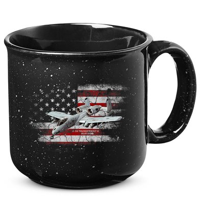 US Military Jet A10 Warthog US Warplane Fighter Jet Vintage 15oz Campfire Ceramic Mug