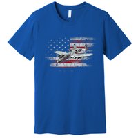 US Military Jet A10 Warthog US Warplane Fighter Jet Vintage Premium T-Shirt