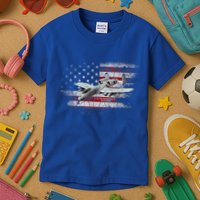 US Military Jet A10 Warthog US Warplane Fighter Jet Vintage Kids T-Shirt