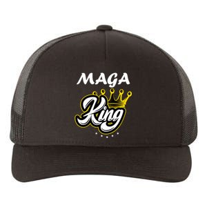 Ultra MAGA King Crown USA Trump 2024 Anti Biden Yupoong Adult 5-Panel Trucker Hat