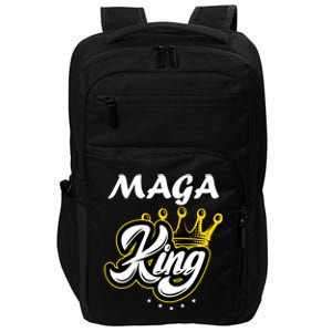 Ultra MAGA King Crown USA Trump 2024 Anti Biden Impact Tech Backpack