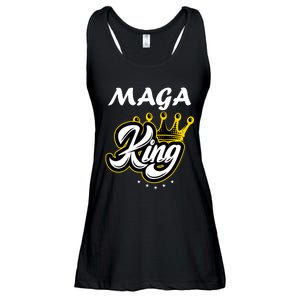 Ultra MAGA King Crown USA Trump 2024 Anti Biden Ladies Essential Flowy Tank