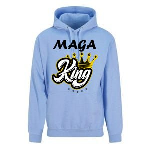 Ultra MAGA King Crown USA Trump 2024 Anti Biden Unisex Surf Hoodie