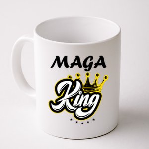 Ultra MAGA King Crown USA Trump 2024 Anti Biden Coffee Mug