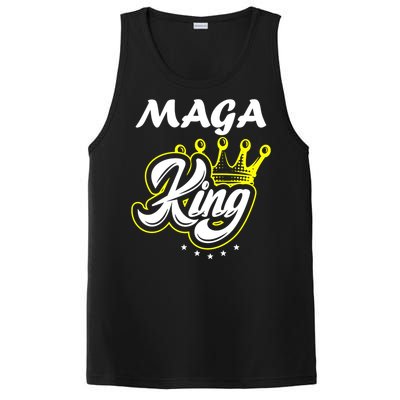 Ultra Maga King Crown Usa Trump Anti Biden PosiCharge Competitor Tank