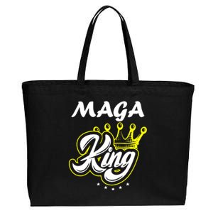 Ultra Maga King Crown Usa Trump Anti Biden Cotton Canvas Jumbo Tote