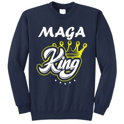 Ultra Maga King Crown Usa Trump Anti Biden Sweatshirt