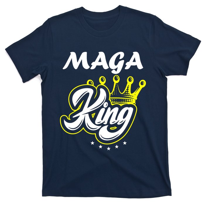 Ultra Maga King Crown Usa Trump Anti Biden T-Shirt