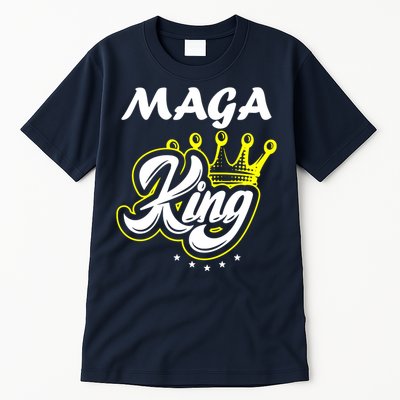 Ultra Maga King Crown Usa Trump Anti Biden Tall T-Shirt