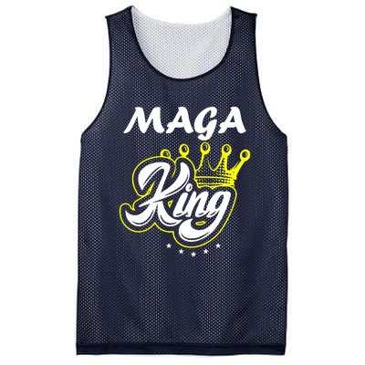 Ultra Maga King Crown Usa Trump Anti Biden Mesh Reversible Basketball Jersey Tank