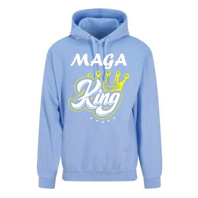 Ultra Maga King Crown Usa Trump Anti Biden Unisex Surf Hoodie