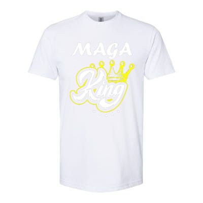 Ultra Maga King Crown Usa Trump Anti Biden Softstyle CVC T-Shirt