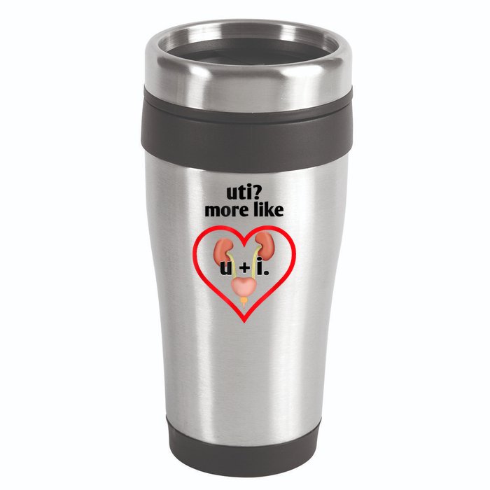 Uti More Like U Plus I Kidney 16oz Travel Tumbler