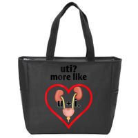 Uti More Like U Plus I Kidney Zip Tote Bag