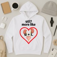 Uti More Like U Plus I Kidney Hoodie