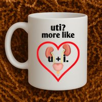 Uti More Like U Plus I Kidney Mug
