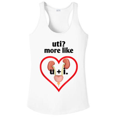 Uti More Like U Plus I Kidney Ladies PosiCharge Competitor Racerback Tank