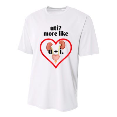 Uti More Like U Plus I Kidney Youth Performance Sprint T-Shirt