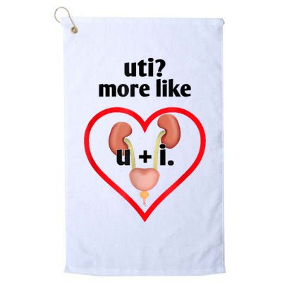 Uti More Like U Plus I Kidney Golf Towel