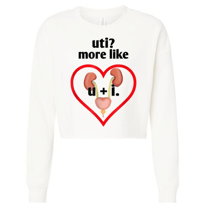 Uti More Like U Plus I Kidney Cropped Pullover Crew