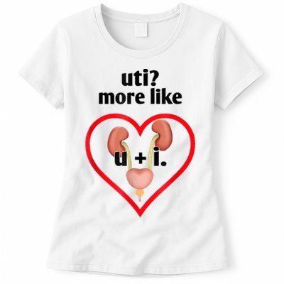 Uti More Like U Plus I Kidney Womens T-Shirt