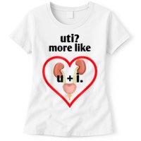 Uti More Like U Plus I Kidney Womens T-Shirt