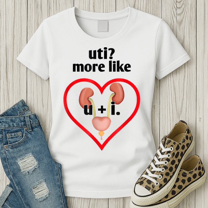 Uti More Like U Plus I Kidney Womens T-Shirt