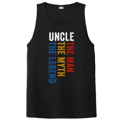 Uncle Myth Legend Funny Uncles Godfather Funny Gift PosiCharge Competitor Tank