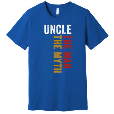 Uncle Myth Legend Funny Uncles Godfather Funny Gift Premium T-Shirt