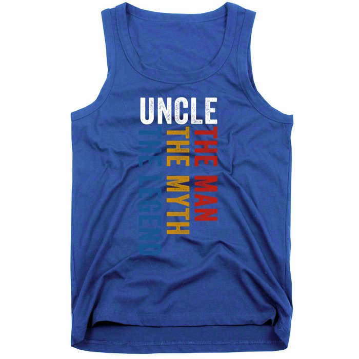 Uncle Myth Legend Funny Uncles Godfather Funny Gift Tank Top