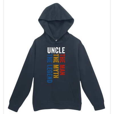 Uncle Myth Legend Funny Uncles Godfather Funny Gift Urban Pullover Hoodie