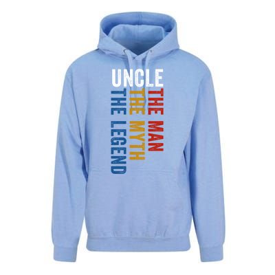 Uncle Myth Legend Funny Uncles Godfather Funny Gift Unisex Surf Hoodie