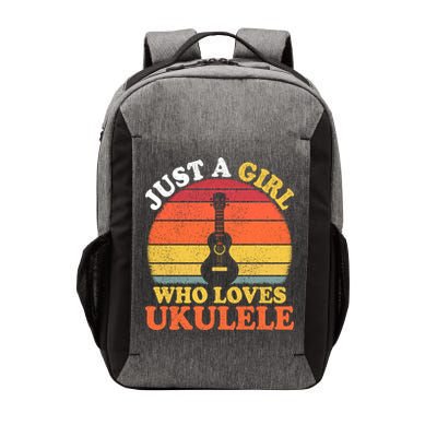 Ukulele Music Lover Vintage Just A Who Loves Ukulele Gift Vector Backpack