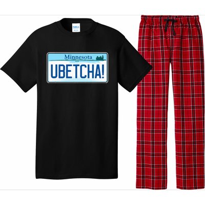 Ubetcha Minnesota License Plate Pajama Set