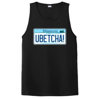 Ubetcha Minnesota License Plate PosiCharge Competitor Tank