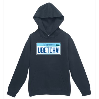 Ubetcha Minnesota License Plate Urban Pullover Hoodie