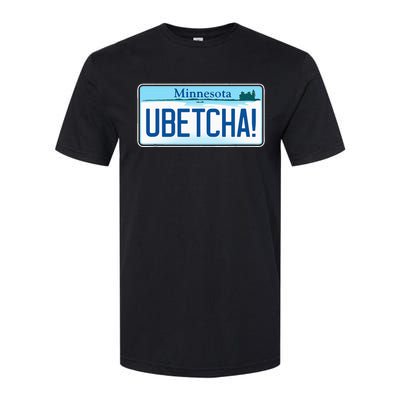 Ubetcha Minnesota License Plate Softstyle CVC T-Shirt