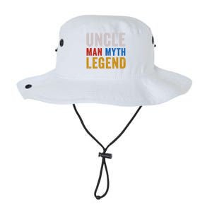 Uncle Myth Legend Godfather Uncles Fathers Day Gift Legacy Cool Fit Booney Bucket Hat