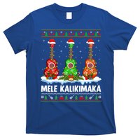 Ukulele Music Lover Ugly Mele Kalikimaka Ukulele Christmas Gift T-Shirt