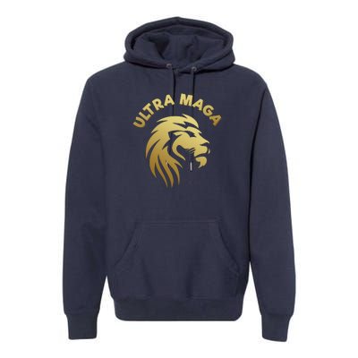 Ultra MAGA Lion Premium Hoodie